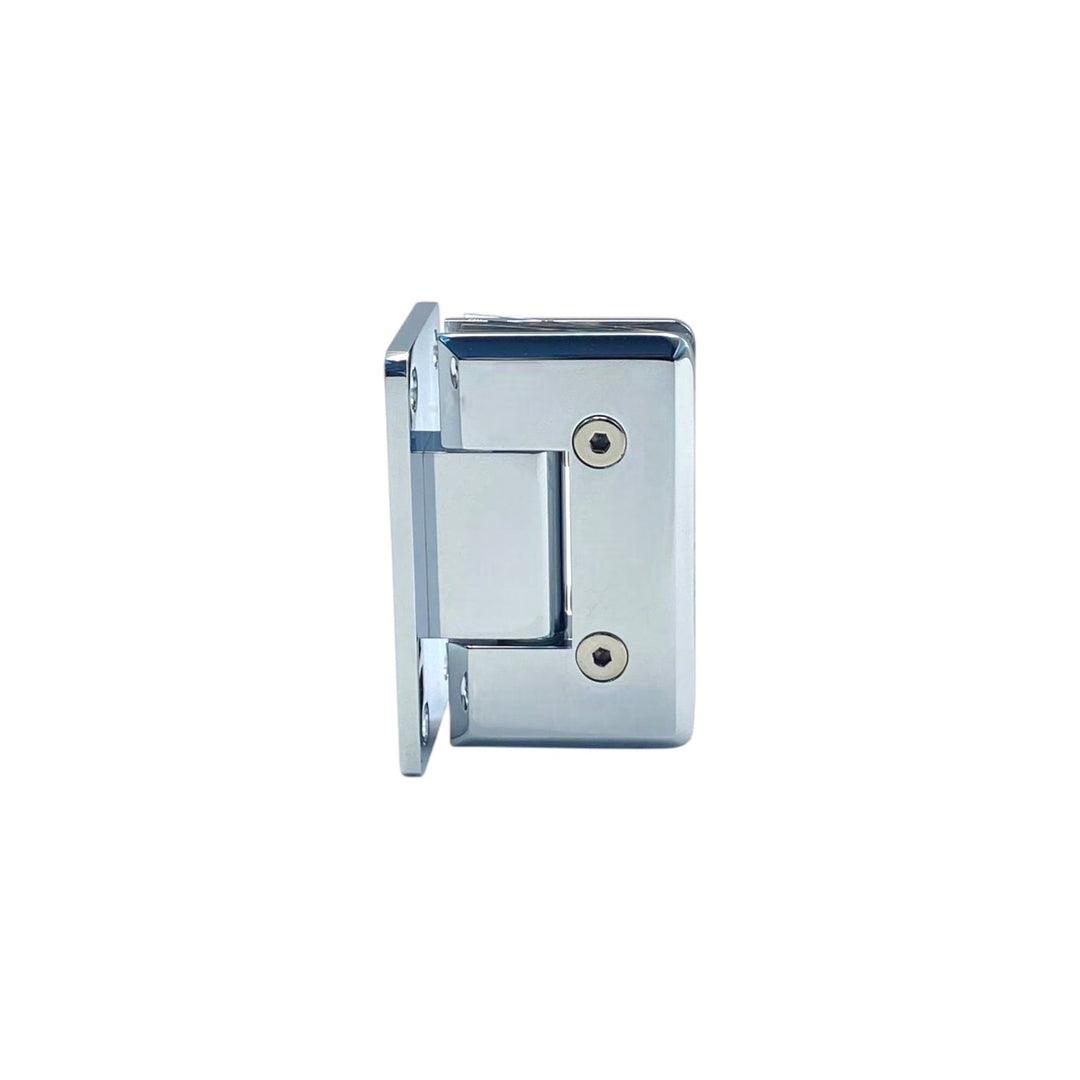 Valencia Heavy Duty Full Plate Wall To Glass 90° Shower Hinge