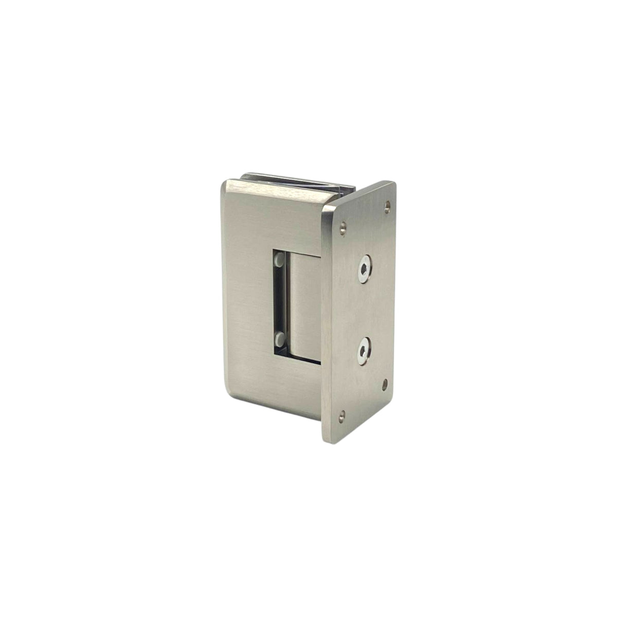 Heavy duty full plate wall to glass 90°  