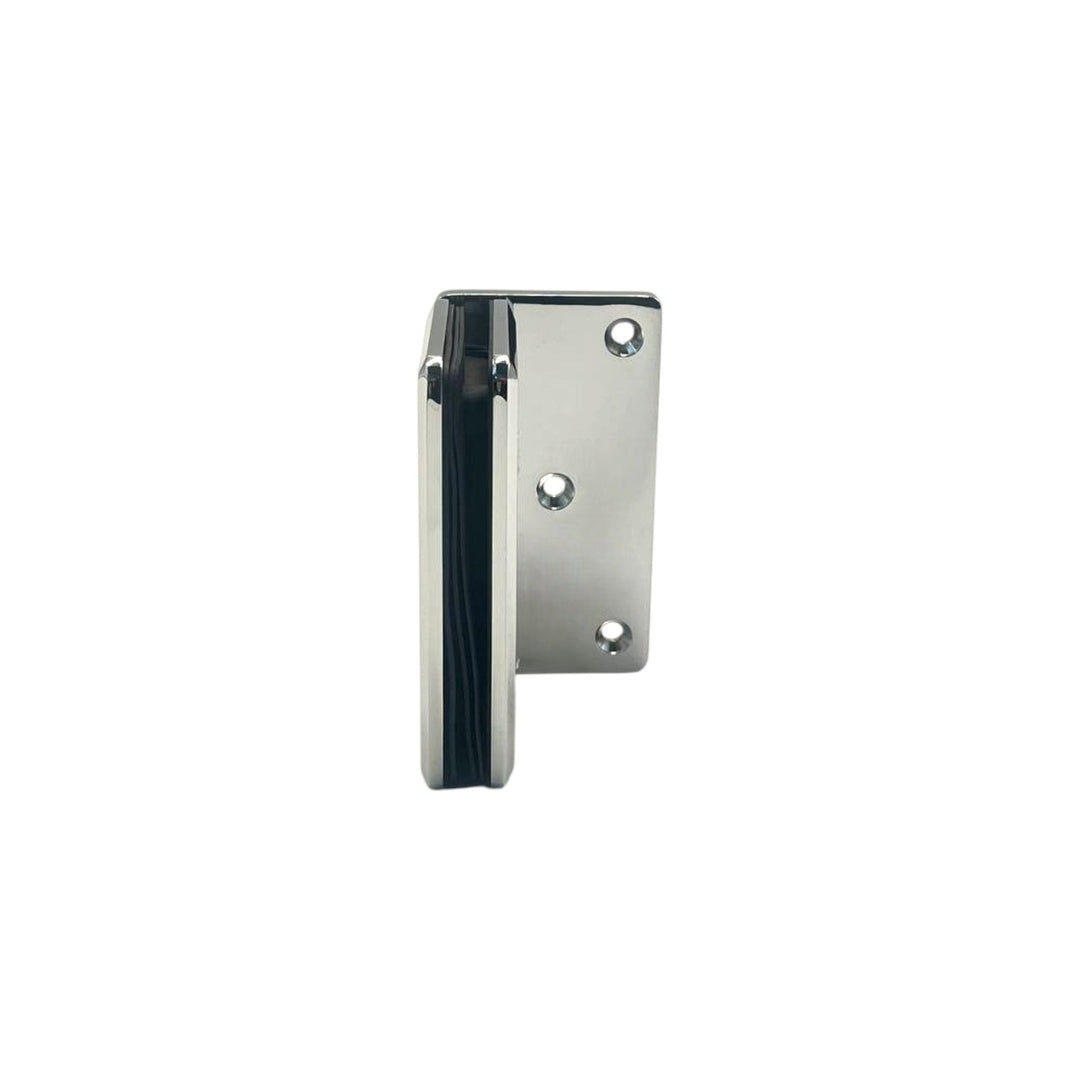 Valencia Heavy Duty Offset Plate Wall To Glass 90° Shower Hinge