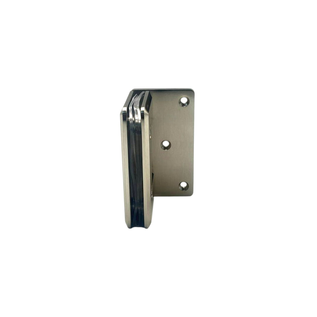 Valencia Heavy Duty Offset Plate Wall To Glass 90° Shower Hinge