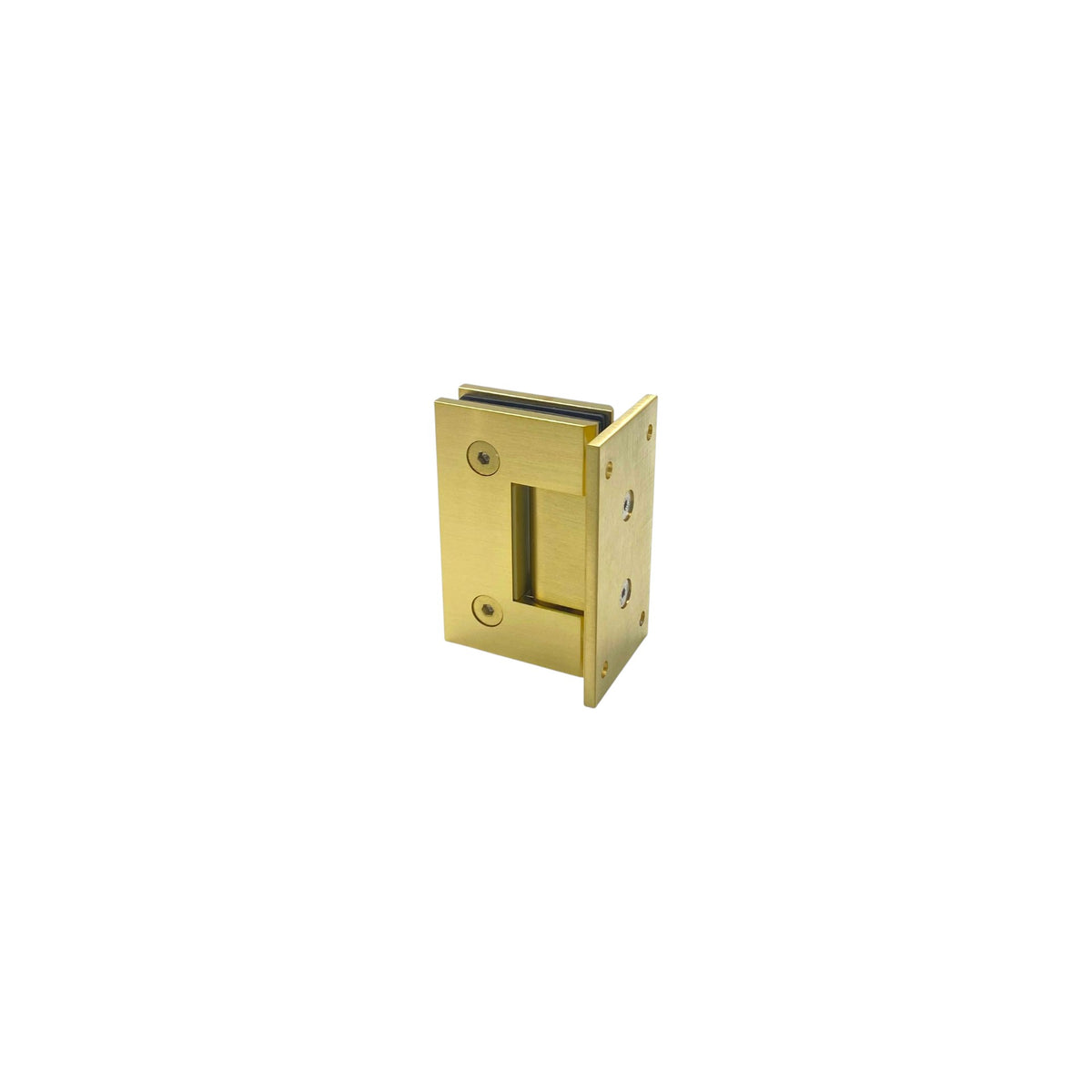 Small square full plate wall to glass 90°