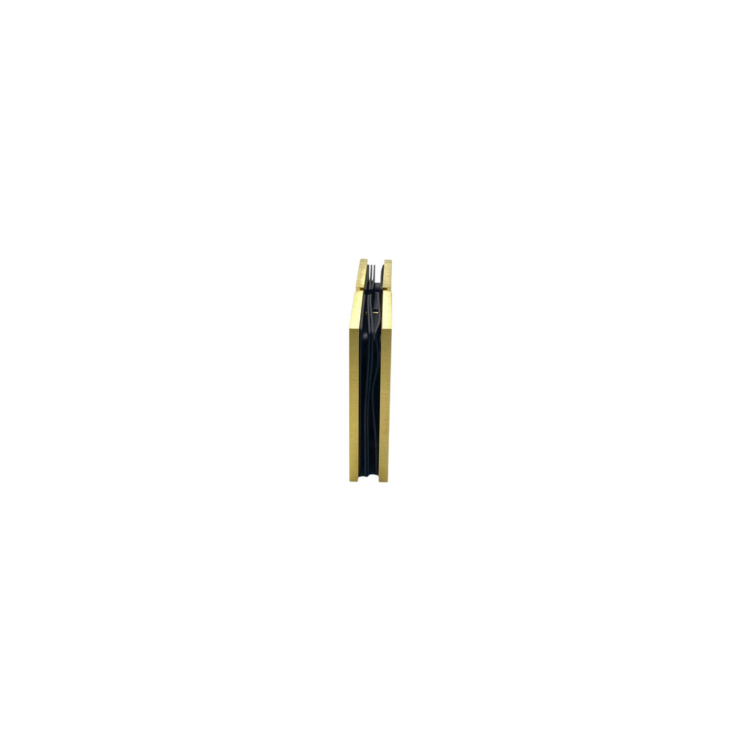 Small Square Glass To Glass 180°