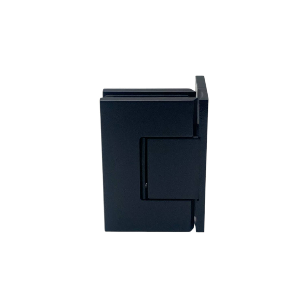 Adjustable Offset Plate Wall To Glass 90° Hinge with Cover