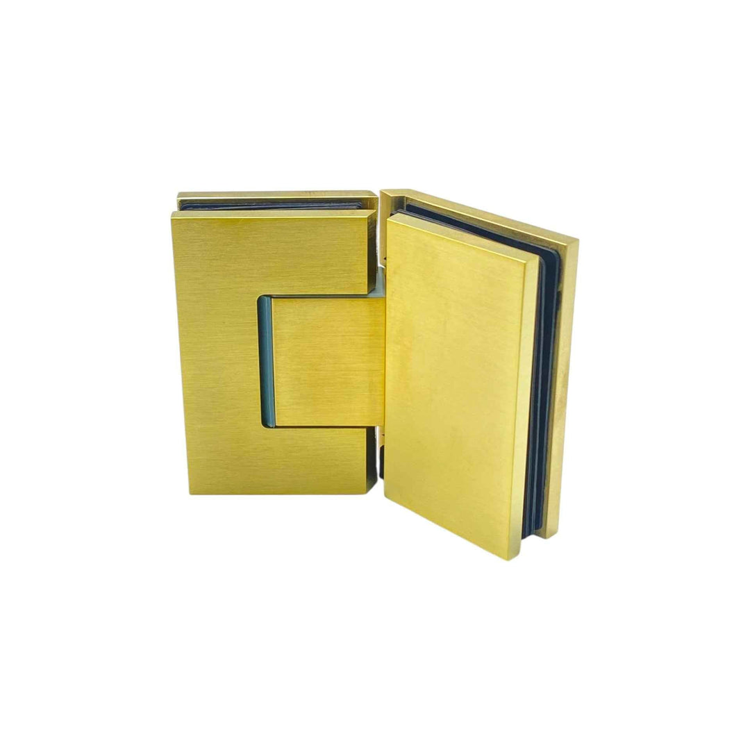 Adjustable Glass To Glass 135° Hinge with Cover Plate