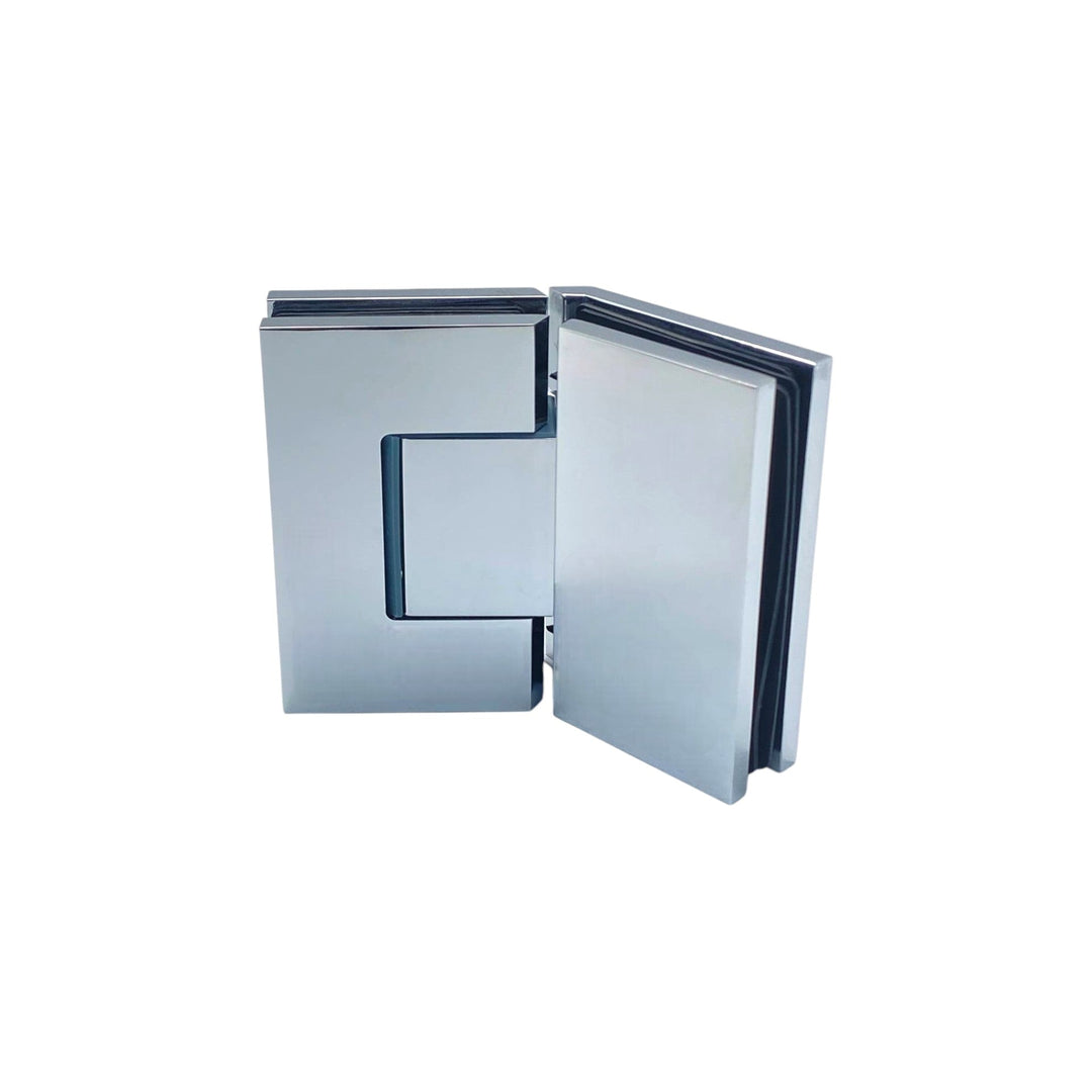 Adjustable Glass To Glass 135° Hinge with Cover Plate