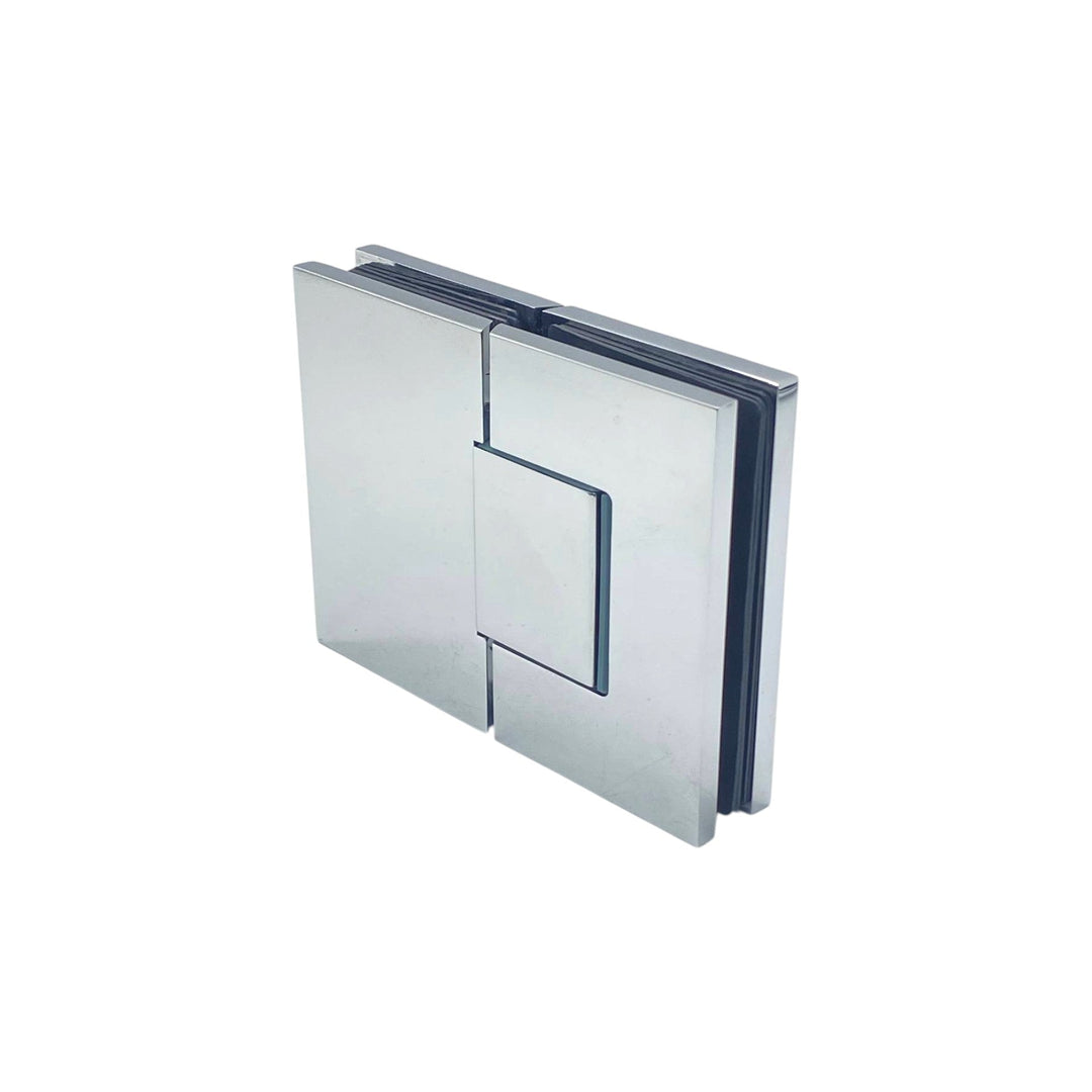 Lux Adjustable Glass to Glass 180° Shower Hinge with Cover Plate