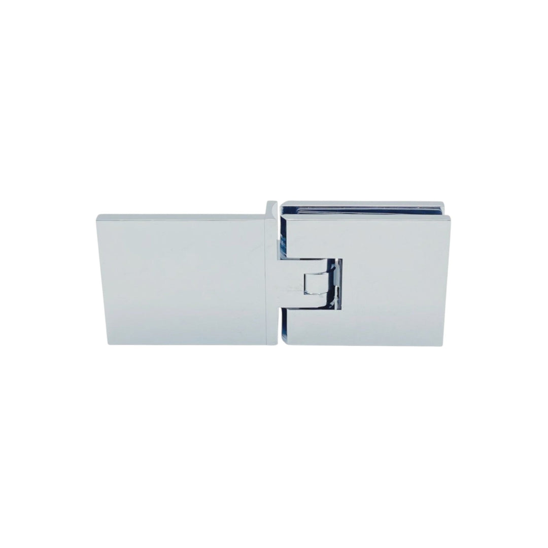 Adjustable Wall To Glass 180° Hinge with Cover Plate
