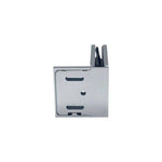 Load image into Gallery viewer, Adjustable Offset Plate Wall To Glass 90° Hinge with Cover
