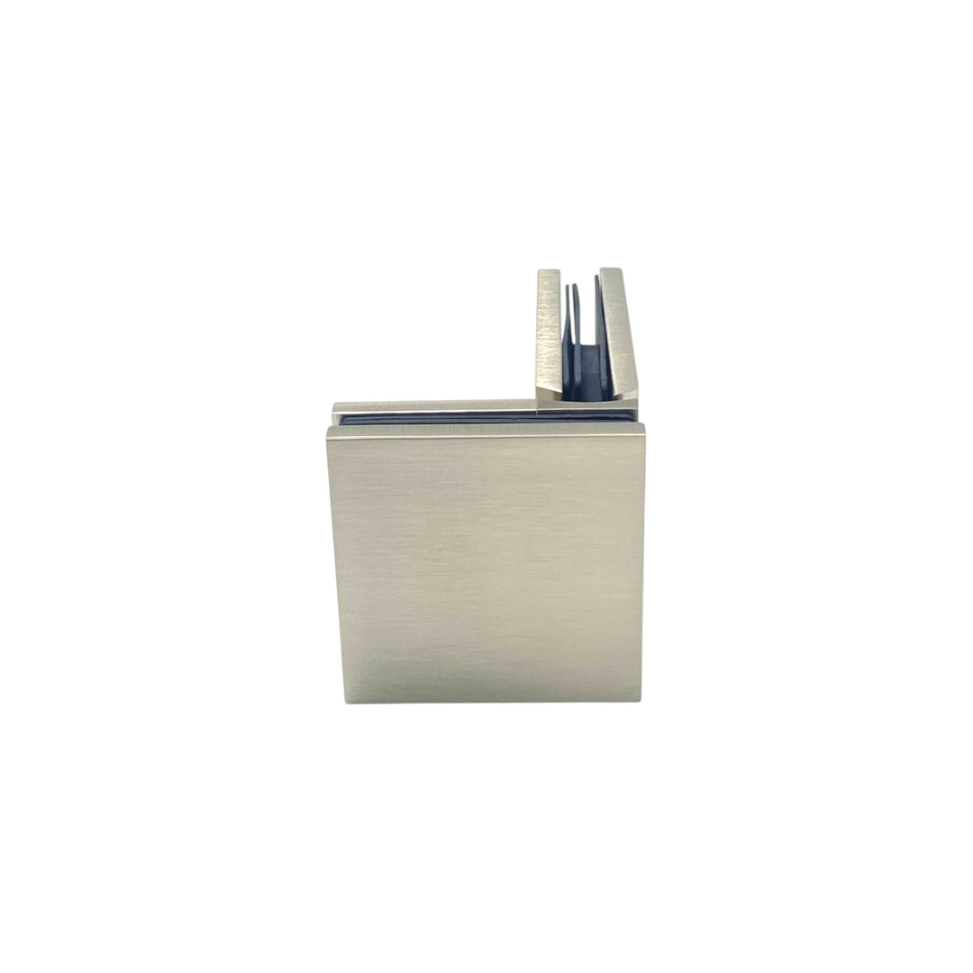 Adjustable Glass To Glass 90° Hinge with Cover Plate