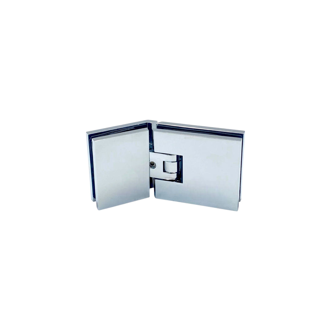 Adjustable Glass To Glass 135° Hinge with Cover Plate -