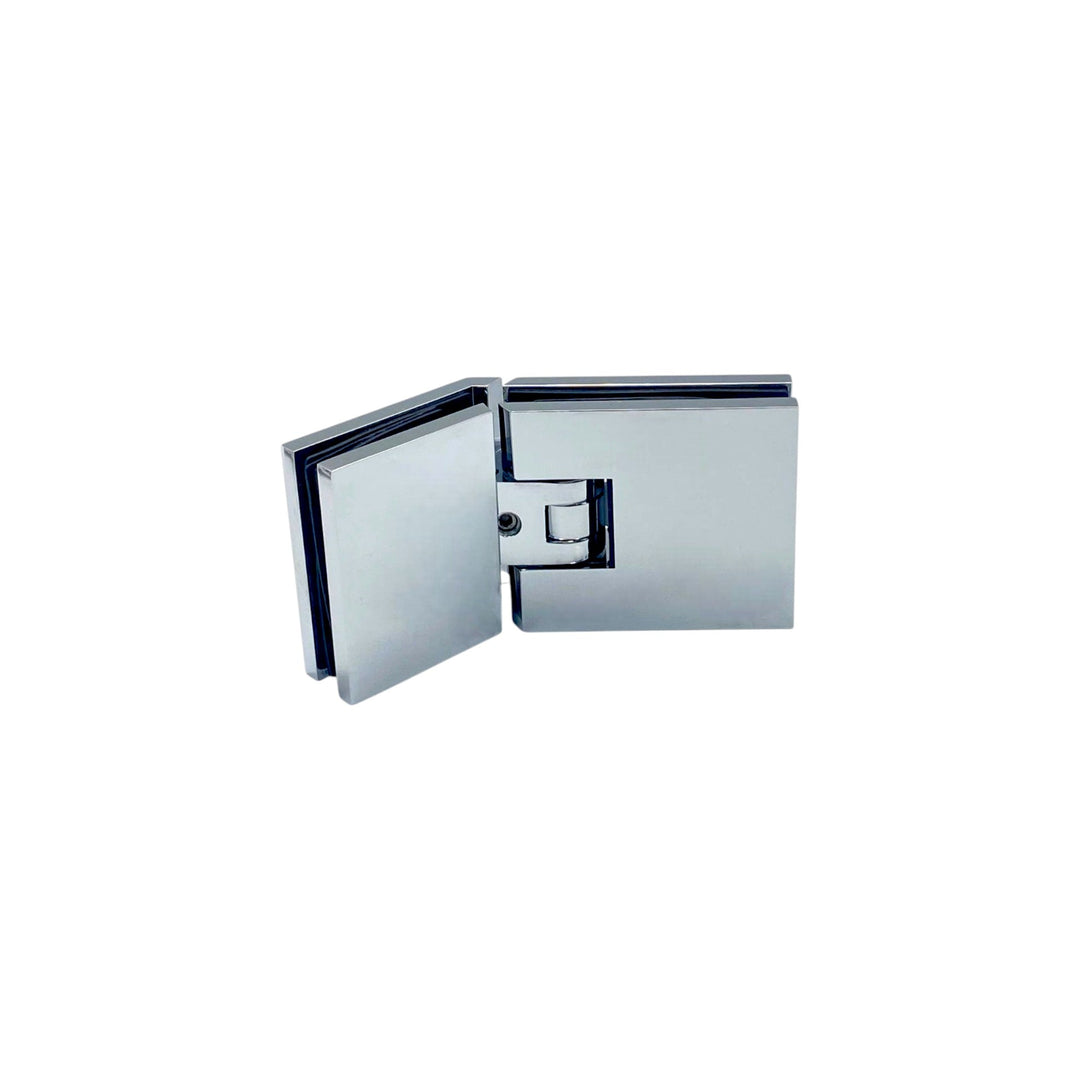 Adjustable Glass To Glass 135° Hinge with Cover Pkate