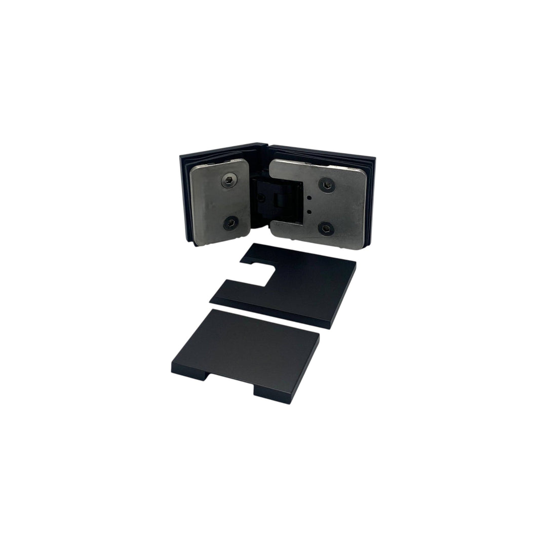 Adjustable Glass To Glass 135° Hinge with Cover Plate