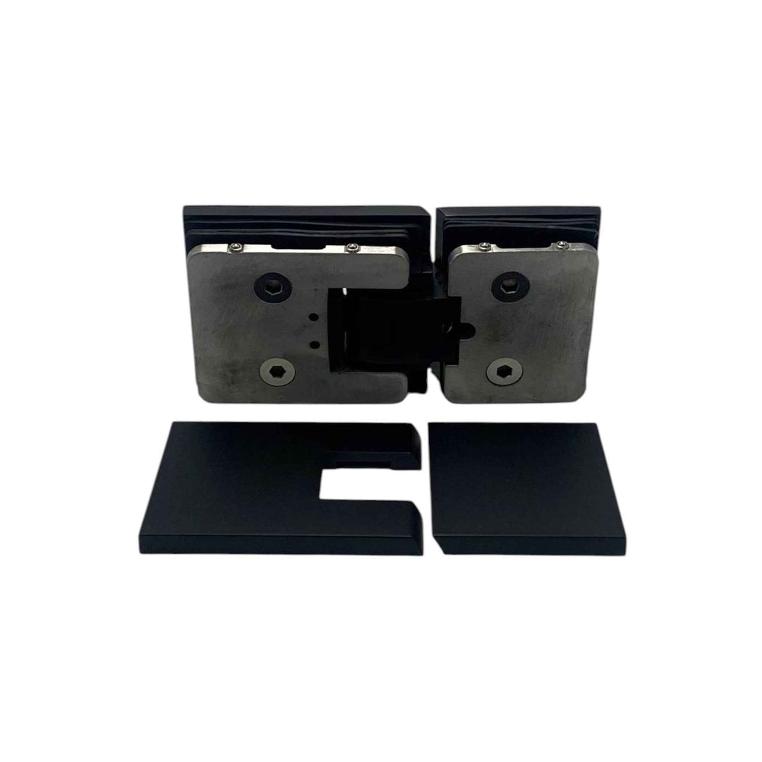 Shower Hinge Glass To Glass 180° Hinge with Cover Plate