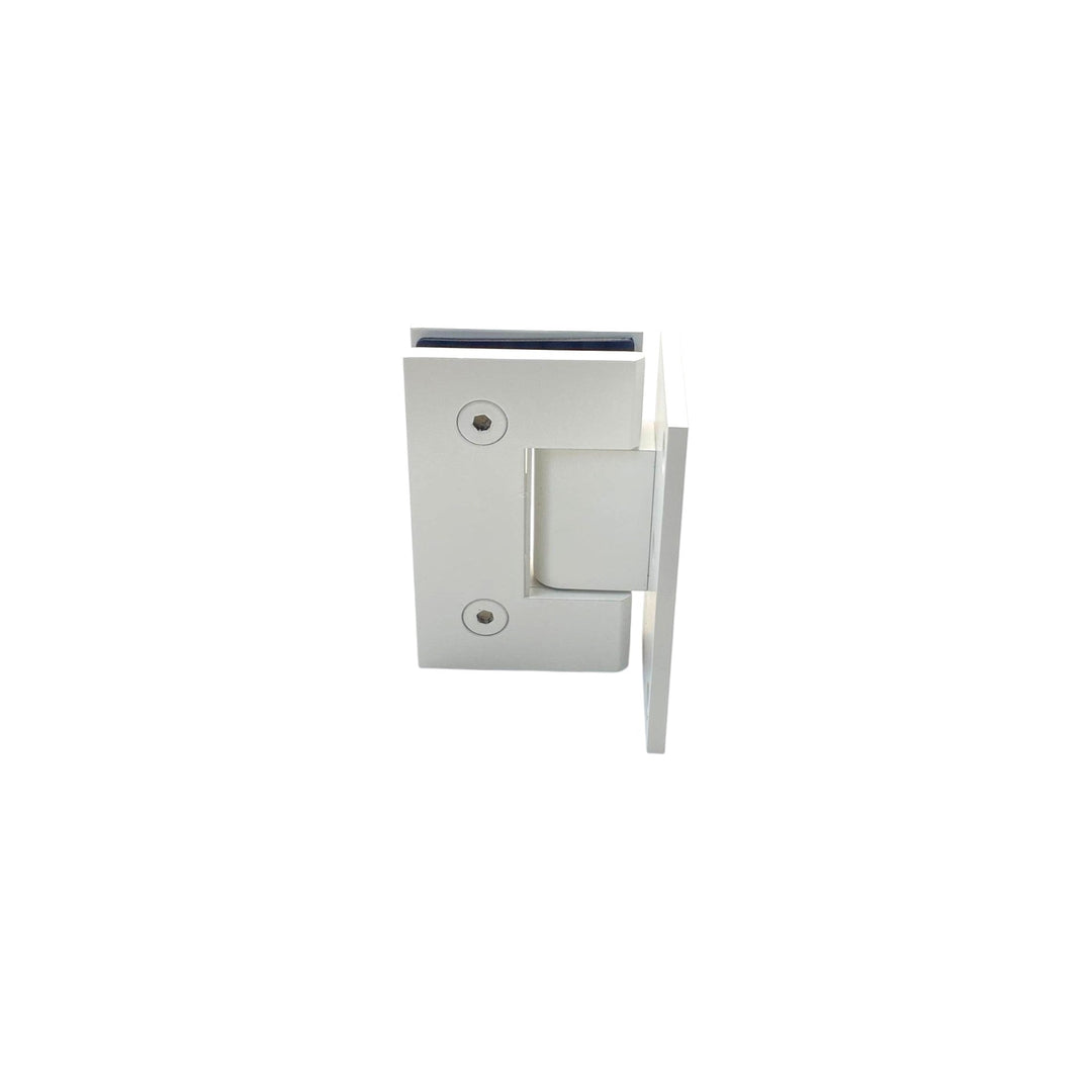 York Bevelled Offset Plate Wall To Glass 90° Shower Hinge
