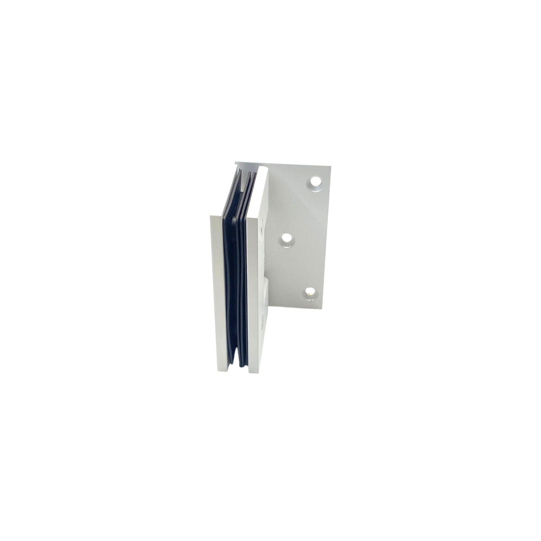 York Bevelled Offset Plate Wall To Glass 90° Shower Hinge