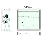 Load image into Gallery viewer, Sliding Shower Series 310 - Polished Chrome
