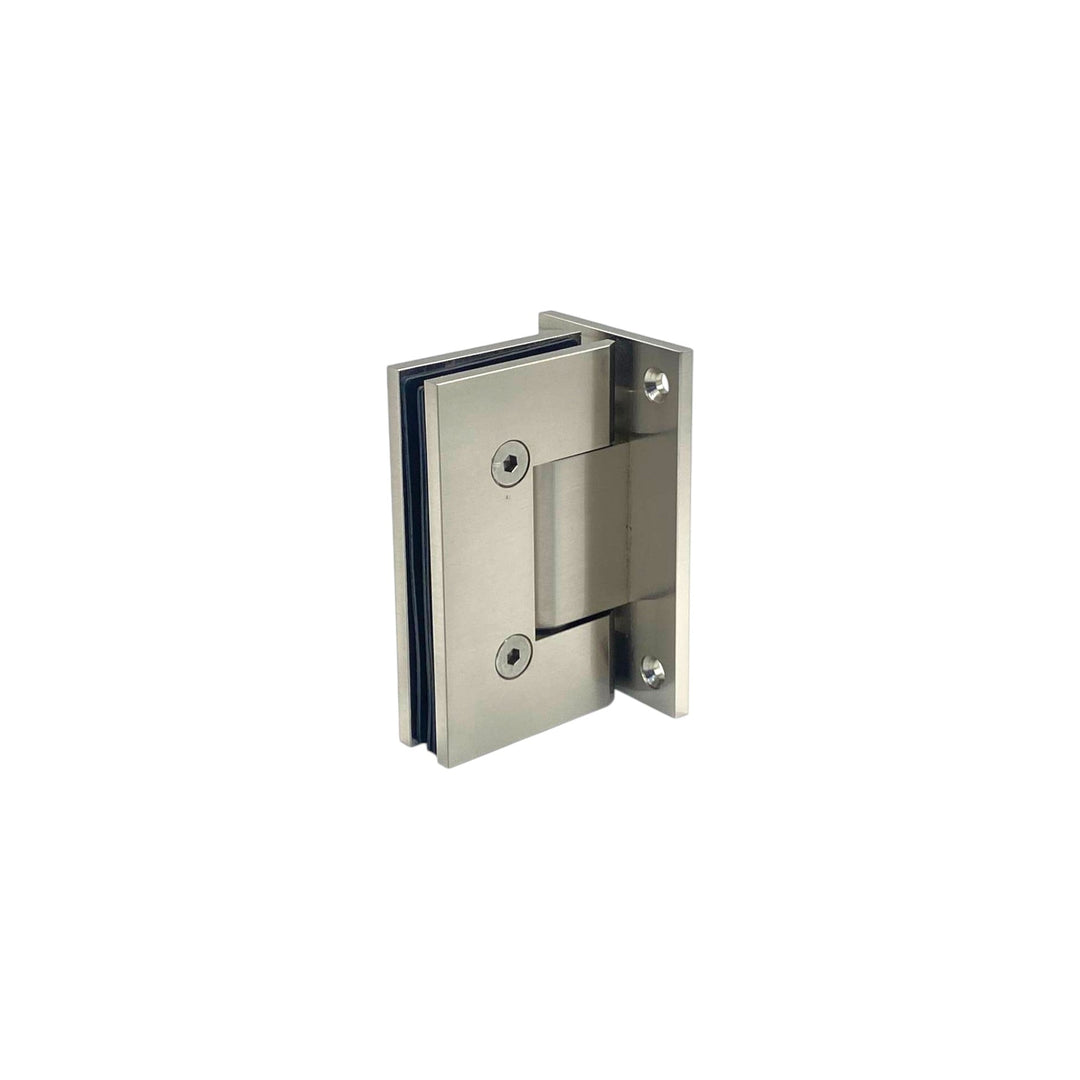 Valencia Heavy Duty Full Plate Wall To Glass 90° Shower Hinge