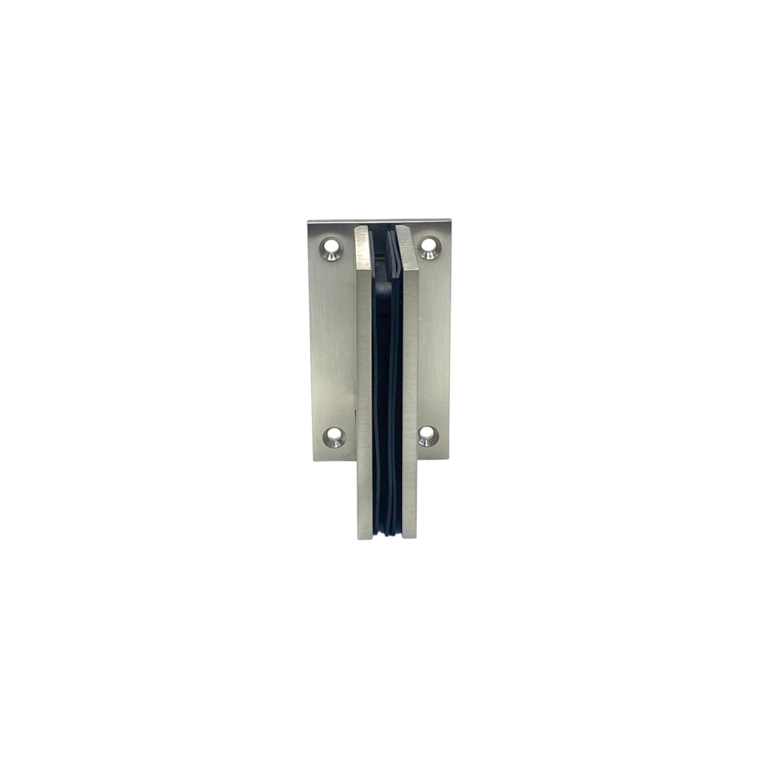 Valencia Heavy Duty Full Plate Wall To Glass 90° Shower Hinge