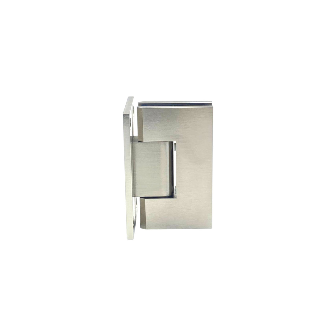 Porto Heavy Duty Bevelled Full Plate Wall To Glass 90° Shower Hinge