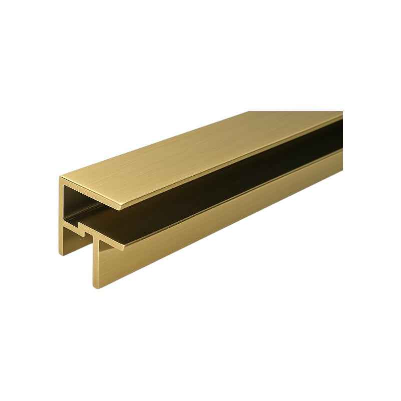 U channel glass to glass 90°