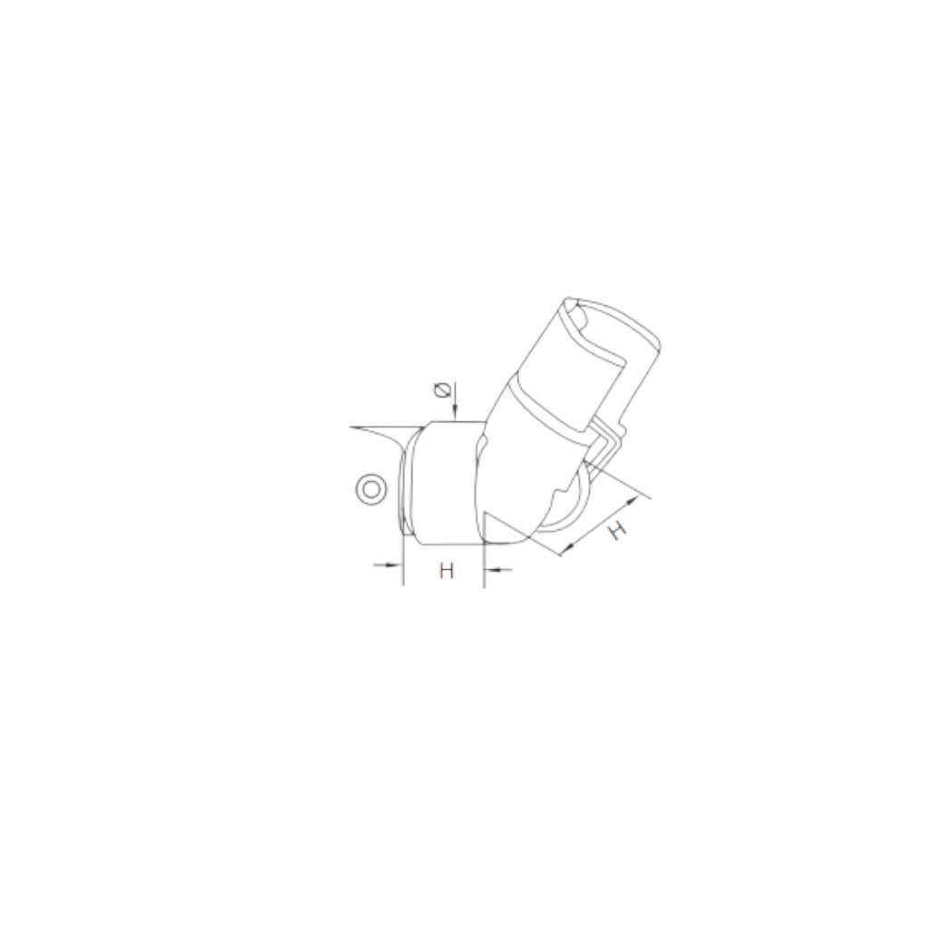 Adjustable Handrail Connector