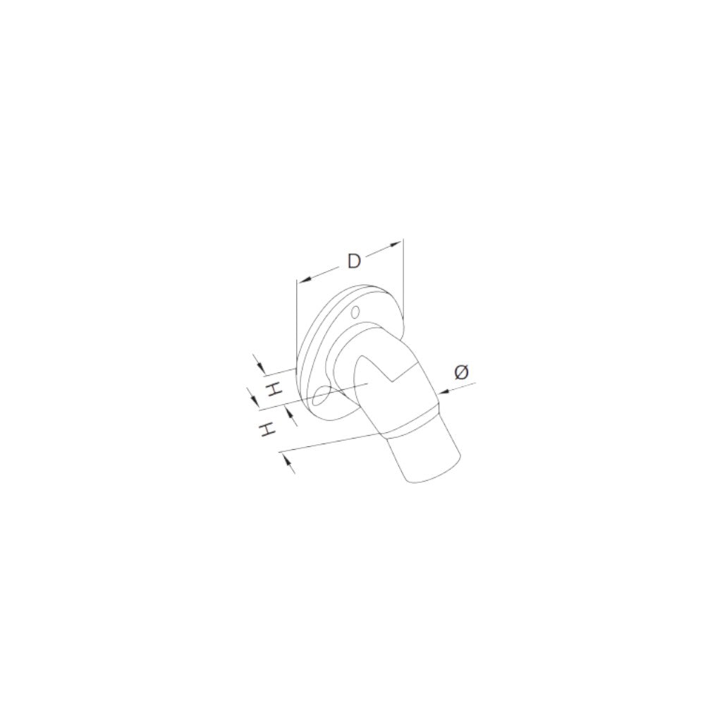 Wall flange