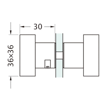 Double Pull Knob - K-207-SNP