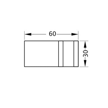 Toughened Glass Support Bracket 90° -  GC-1305-SNP