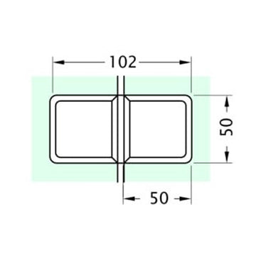 Glass to Glass 180⁰ - SB-313B-SNP